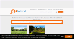 Desktop Screenshot of plotfinder.net